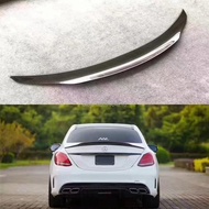For Mercedes-Benz C Class W205 C63 2016-17 Coupe 2 Door & Sedan Carbon Fiber Rear Trunk Spoiler Tail