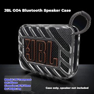 JBL GO4 Speaker Case, TPU Transparent Soft Silicone Protective Cover for JBL GO4 Bluetooth Speaker