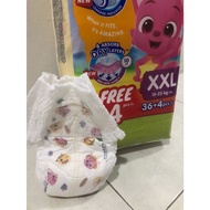[Pinkfong Limited FOC Extra Pcs] Drypers Drypantz XXL36+4