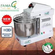 FAMAG IM5/10V HH NEW MODEL BRUSHLESS!!  High Hydration White Spiral Mixer Fixed head  Grilletta เครื