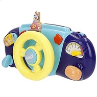 ColorBaby Bluey 39146 Pushchair Steering Wheel with Mounting Handle, Colourful Design, Bluey, Bingo 