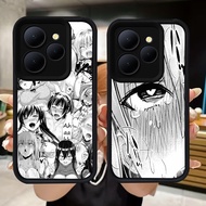 Q111 Comics Ahegao soft Casing for Tecno POP Pova Spark GO1S 4 GO 2023 2024 8 9 20 GO1 7 5 6 GO2 Cam