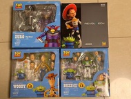 全新 日版 REVOLTECH 海洋堂 反斗奇兵 玩具總動員 Toy Story Woody, Buzz, Zurg, Jessie 胡迪 巴斯光年 翠絲 索克 ver 1.5