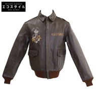 Toys McCoy 產品 TMJ1503 限量版 A-2 包 Bunny JUSTICE WITH VICTORY 飛行夾克，42 碼（二手） - 近全新