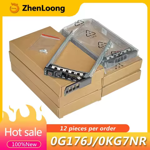 New 12PCS/Lot 0G176J Or 26PCS/Lot 08FKXC 2.5'' SAS SATA Tray Caddy for DELL PowerEdge Server R720 R7