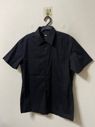 G2000 slim fit 薄款 黑色彈性修身襯衫