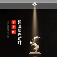 A Bunch of Spotlights Ultra-Thin Small Angle Embedded 3W Tea Room Ambient Lights 3 Degrees 8 Degrees
