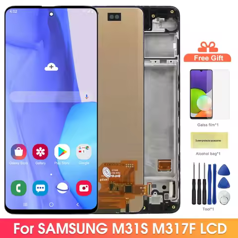 M31S LCD for SAMSUNG Galaxy M31S Lcd Display Touch Screen Digitizer Replacement For Samsung M317 M31