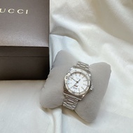二手正品Gucci Dive系列鋼帶日誌石英錶 Gucci大錶 Gucci錶 Gucci手錶
