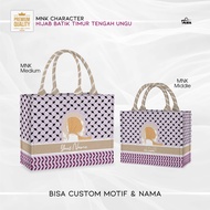 TOTEBAG MIDDLE NAMA | TAS NAMA | TAS KANVAS NAMA | TAS TOTEBAG NAMA| TOTEBAG CUSTOM NAMA |TAS KANVA