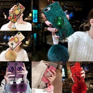 Crystal Glass & Pop Socket Oppo A12 A15 A15S A16 A16E A16K A17 A17K A18 4G A31 A33 A37