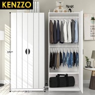*สินค้าพร้อมส่ง* KENZZO : 2 Door 5 Tier ตู้ ตู้เสื้อผ้า ตู้ไม้ ตู้วางของ ตู้อเนกประสงค์ ตู้2ประตู ตู