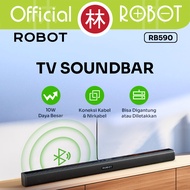 ROBOT RB590 Soundbar Wireless TV Speaker/BLUETOOTH 5.3 Home Theater Dual Connection Ultra-compact De