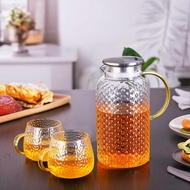 High Borosilicate Glass Water Bottle Large Capacity Cool Water Bottle Glass Thickened Cool Water Bot