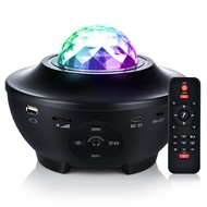 Sparkling App Remote Control Starry Laser Festival Music  Magic Box Various Colored Lights Bowl Shap