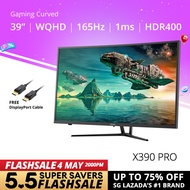 PRISM+ X390 PRO 39" 165Hz 1ms Curved QHD [2560 x 1440] Adaptive-Sync Gaming Monitor