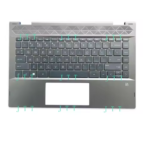 New For HP Pavilion x360 14-cd 14m-cd0001dx Laptop Palmrest with Keyboard