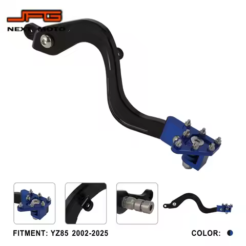 For Yamaha YZ85 2002-2025 CNC Foot Brake Lever Electric Dirt Bike Shift Shifter Pedal Foot Pegs Foot