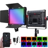 P35R RGB Video Lighting,RGB LED Video Light with APP Control,Photography Lighting Kit CRI/TLCI 97 fo