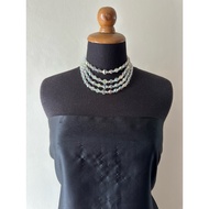 Vintage Aurora Borealis 4 Strand Necklace