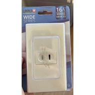 Luminux Brand Switch and outlet set Wall Gang electrical outlet and switches