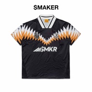 [SMAKER] 100% mesh BLACK soccer JERSEY - 88 FOOTBALL CLUB JERSEY IN BLACK