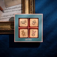 【簡單李XDITTO 畫框系列 彌月禮盒】4入達克瓦茲