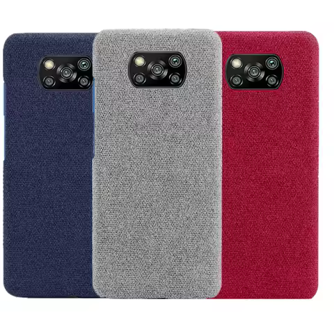 Poco X3 Pro NFC 2020 M3 PocoX3 X 3 Case Slim Soft-Touch Fabric + Hard PC Cover For Xiaomi Poco X3 Pr