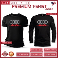 T-Shirt Cotton 100% Audi RS Shirt Lelaki Shirt perempuan Baju lelaki Baju perempuan lengan pendek lengan panjang
