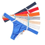 Sexy Men Underwear Low Rise Solid Color Mens Thong Underpants Seluar Dalam Lelaki