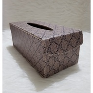 Tissue Box Tissue Box Tissue Box Tissue Box Tissue Box Mocha Striped Motif