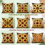 throw pillow case 18x18 16x16 20x20inches Floral Geometric Embroidered cushion