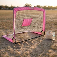 Easy to Assemble Square Soccer Goal Compact Mini Soccer Goal Foldable for Children