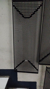grille GA2875 grill line array ram speaker gril tutup speaker powder coating import ukuran 28 x 75 p