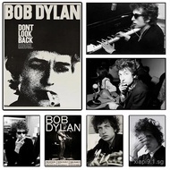 Vintage rock music folk singer Bob Dylan poster art print home decor,No Frame Canvas Painting Gift N