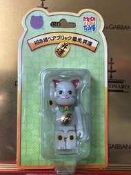 Bearbrick 100% 招財貓 昇運 夜光