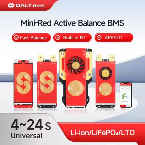 Daly Balance Bms 4S 12V 16S 48V for Electric Forklift Golf Carts 3S-24S 40A 200A 250A 300A 400A 500A