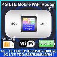 4G Lte Router Wireless Wifi Portable Modem Mini Outdoor Hotspot Pocket Mifi 150mbps Sim Card Slot Repeater 3000mah