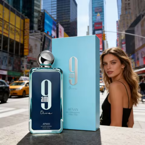 9 AM for Unisex Eau De Parfum 3.4Oz 100ml Long lasting Pheromone High Quality Cologne Perfume Suitab
