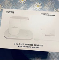 ITFIT Samsung 三合一無線充電板 連30W旅行適配器