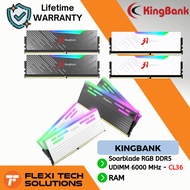 Flexi tech KINGBANK KRRB/KRRW/KFRW/KFRB Dark Soarblade RGB  XMP DDR5 UDIMM 6000 MHz - CL36 32GB (16G
