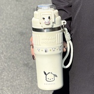 แก้วน้ำสแตนเลส 316 ความจุขนาดใหญ่ แก้วน้ำแบบพกพาสำหรับนักเรียน แก้วน้ำแบบดื่มได้สองทาง แก้วน้ำแบบดื่