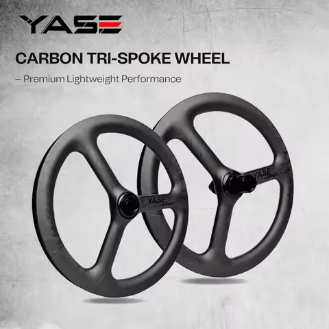 16 Inch Carbon Disc Wheels 3 Spokes Wheels 74/142mm NEO Folding Bicycle Modification