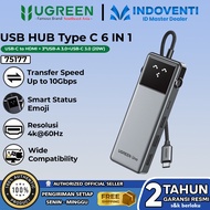 UGREEN 75177 UNO USB HUB 6 IN 1 Type C to HDMI 4K@60Hz USB USB C 3.0 20Wa for MacBook iPad Pro Air