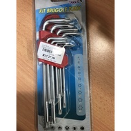 102536 9pcs trox allen key set