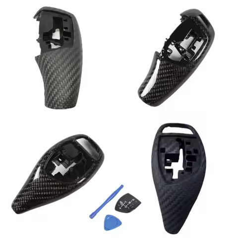 LHD Real Carbon For BMW F20 F80 F82 F83 F10 F85 F86 F12 F30 2 3 4 5 Series GT Car Gear Shift Lever P