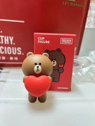 Line friends 杯緣子 布朗熊 熊大 brown