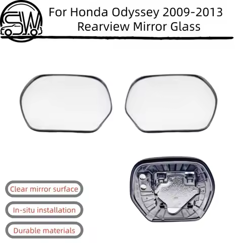 For Honda Odyssey 2009-2013 Outer Rearview Mirror Lens Replacement Heated Side Mirror Glass