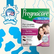 Vitamin Pregnacare Him and Her Conception increases fertility for 2 husband and wife
