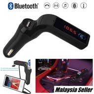 ของแท้100% CAR G7 อุปกรณ์รับสัญญาณบลูทูธในรถยนต์ Bluetooth FM Transmitter MP3 Music Player SD USB Charger for Smart Phone &amp; Tablet